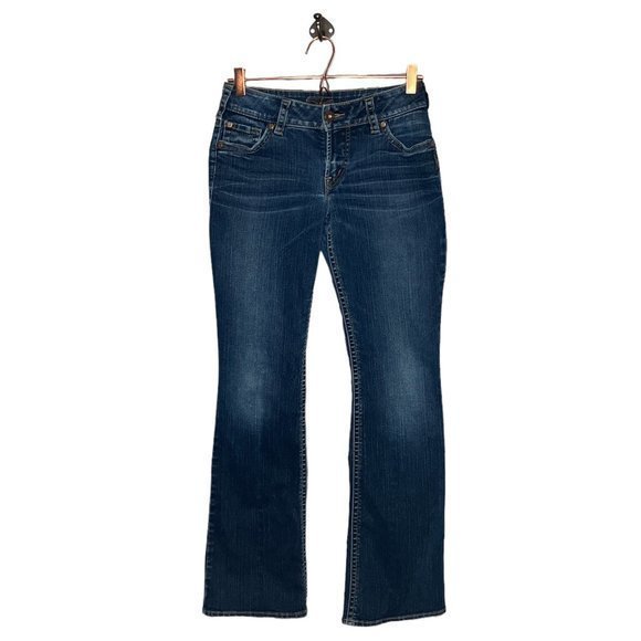 Silver Jeans Co. 27 X 32 Suki Boot Cut Dark Wash‎ Stretch Denim Bootcut Jeans - Picture 1 of 4